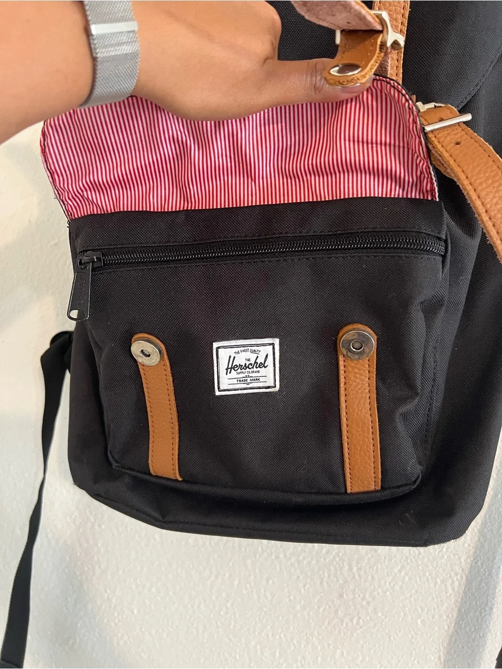 Herschel black backpack